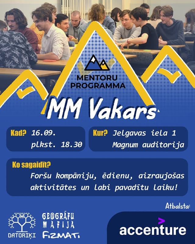 Mentoru–mentorējamo vakars