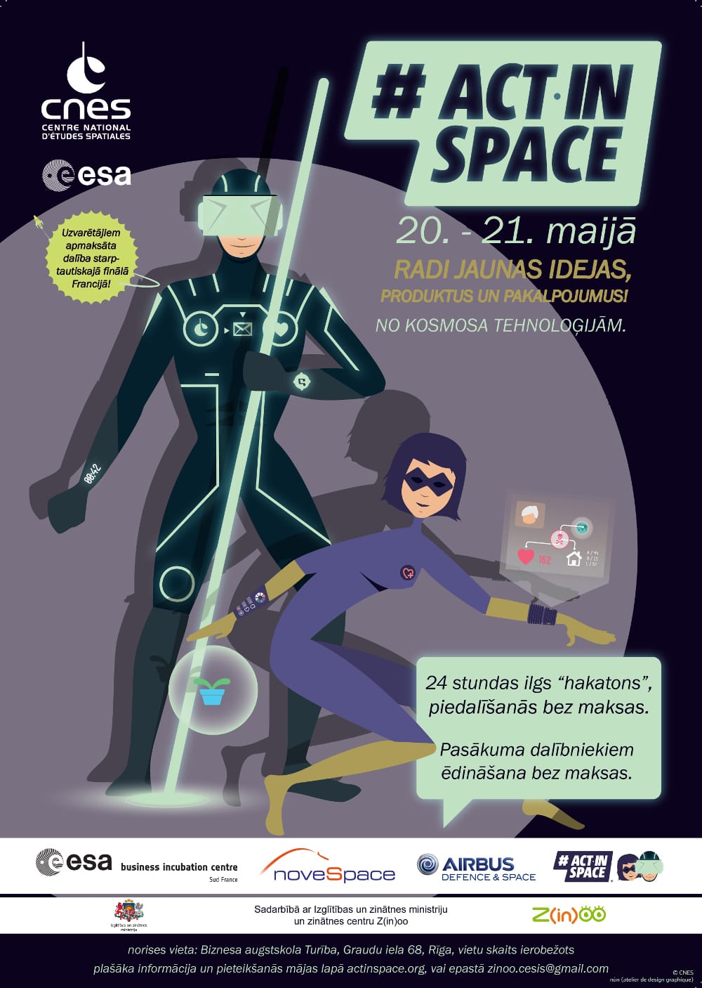 Act in space 2 hakatons!