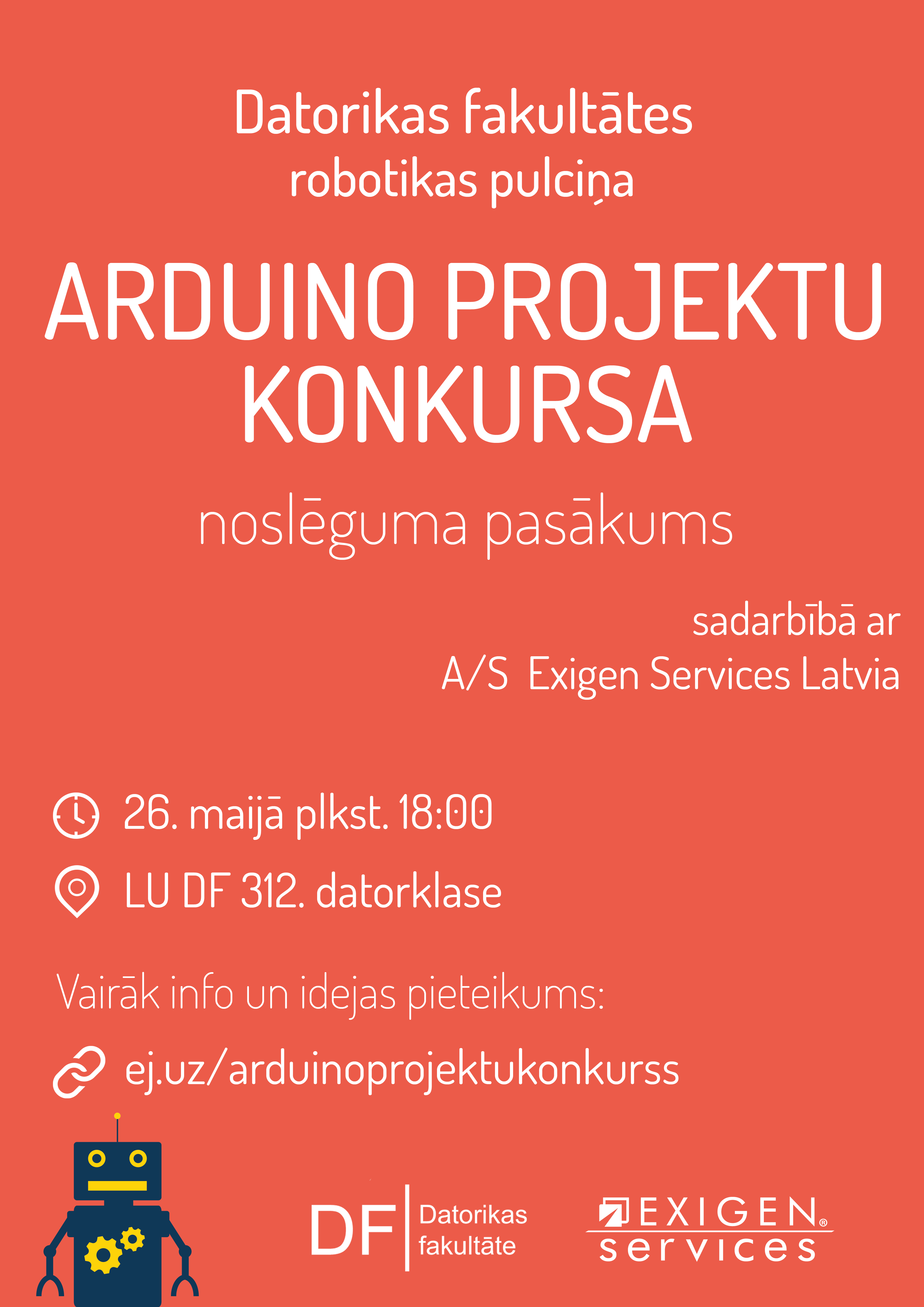Arduino projektu konkursa noslēguma pasākums sadarbībā ar A/S Exigen Services Latvia