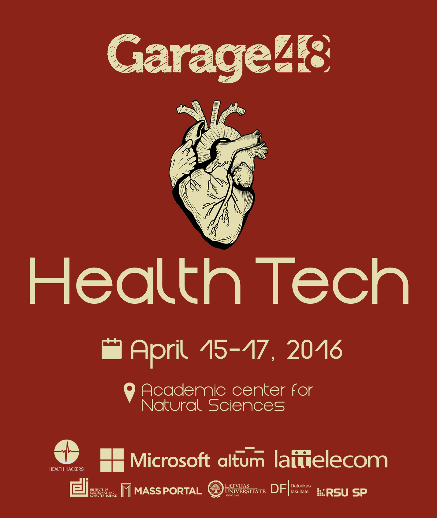 Aprīlī Rīgā notiks pirmais veselības tehnoloģiju hakatons Baltijā