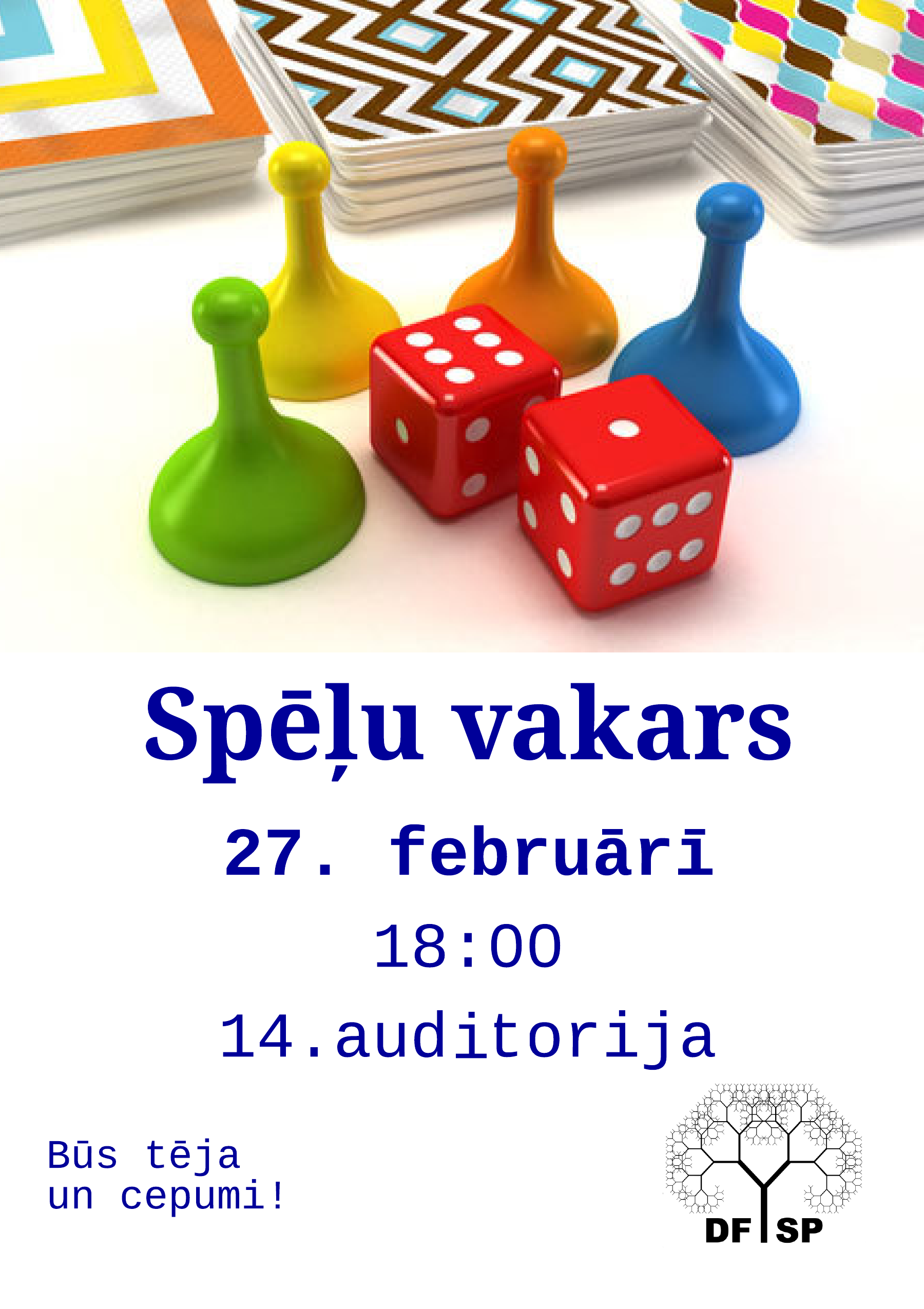 Spēļu vakars 27.februārī