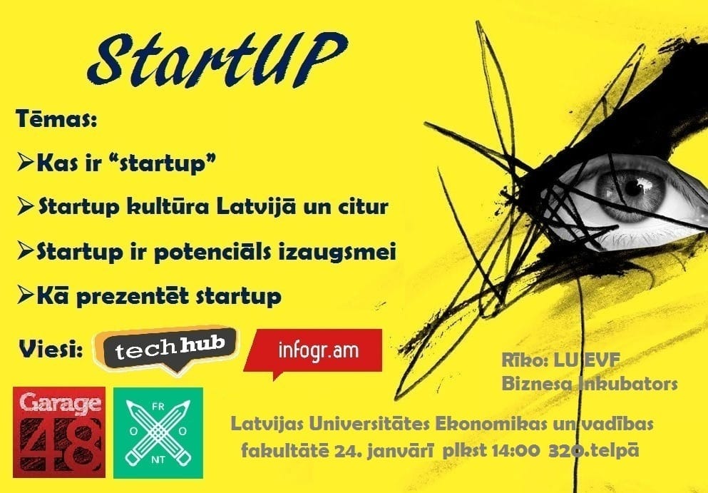 Vieslekcija „Startup kultūra”