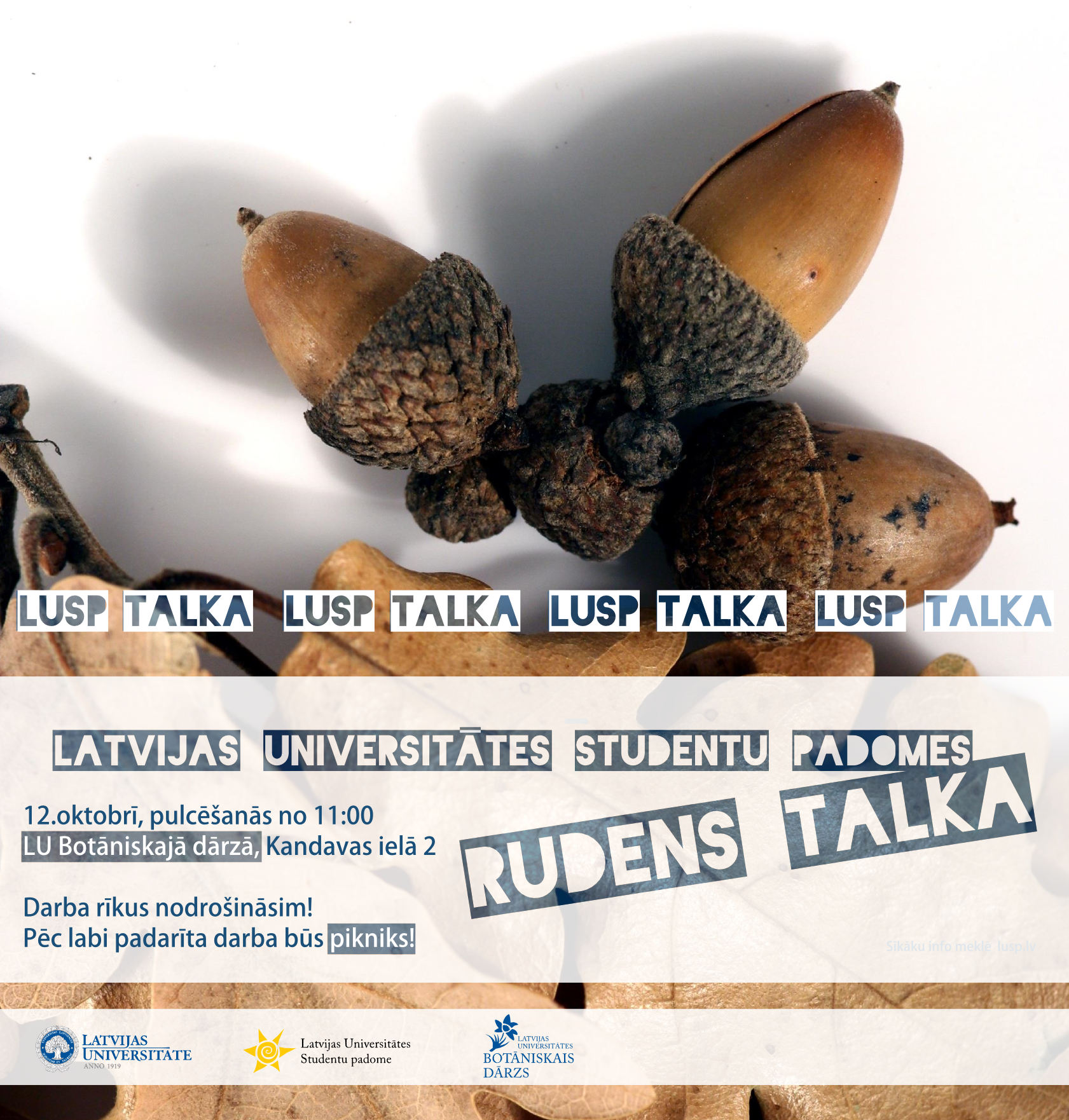 Aicinam Tevi uz LU SP Rudens talku