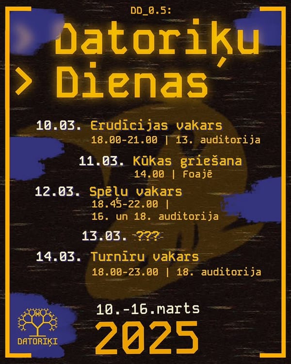 Datoriķu dienu 2025 programma