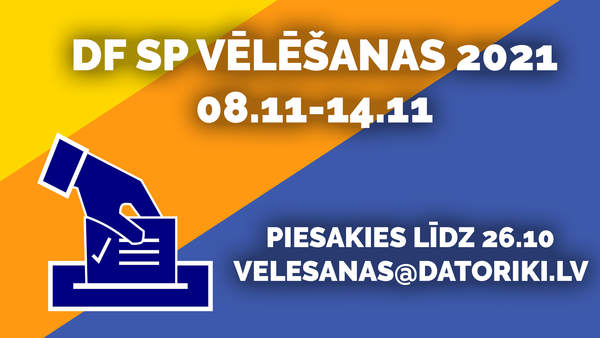Kandidē DF SP 13. sasaukuma vēlēšanās!