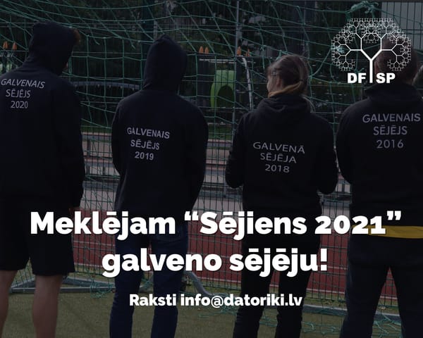 Meklējam "Sējiens 2021" galveno sējēju!