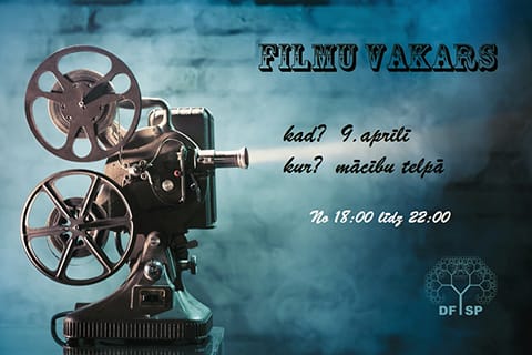 Filmu vakars 9.aprīlī